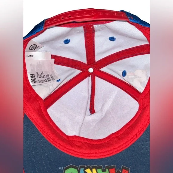 ⭐️H&M SUPER MARIO BROS BASEBALL CAP! KIDS NINTENDO -PERFECT CONDITION! - Picture 11 of 15
